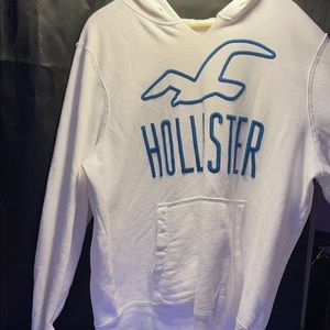 White Hollister Hoodie